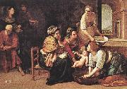 GENTILESCHI, Artemisia Birth of St John the Baptist dfg Spain oil painting reproduction